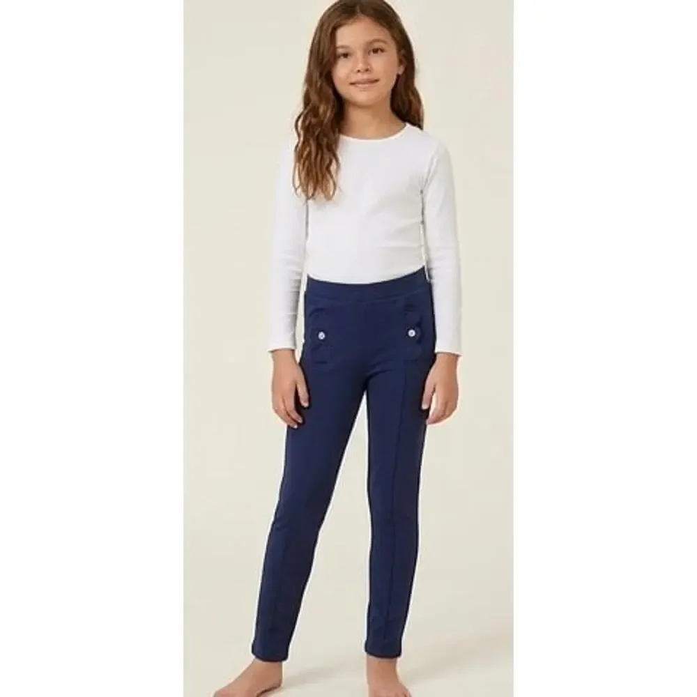 NWT❤️Gymboree Girls Preppy Puppy Blue Legging  sz 5T